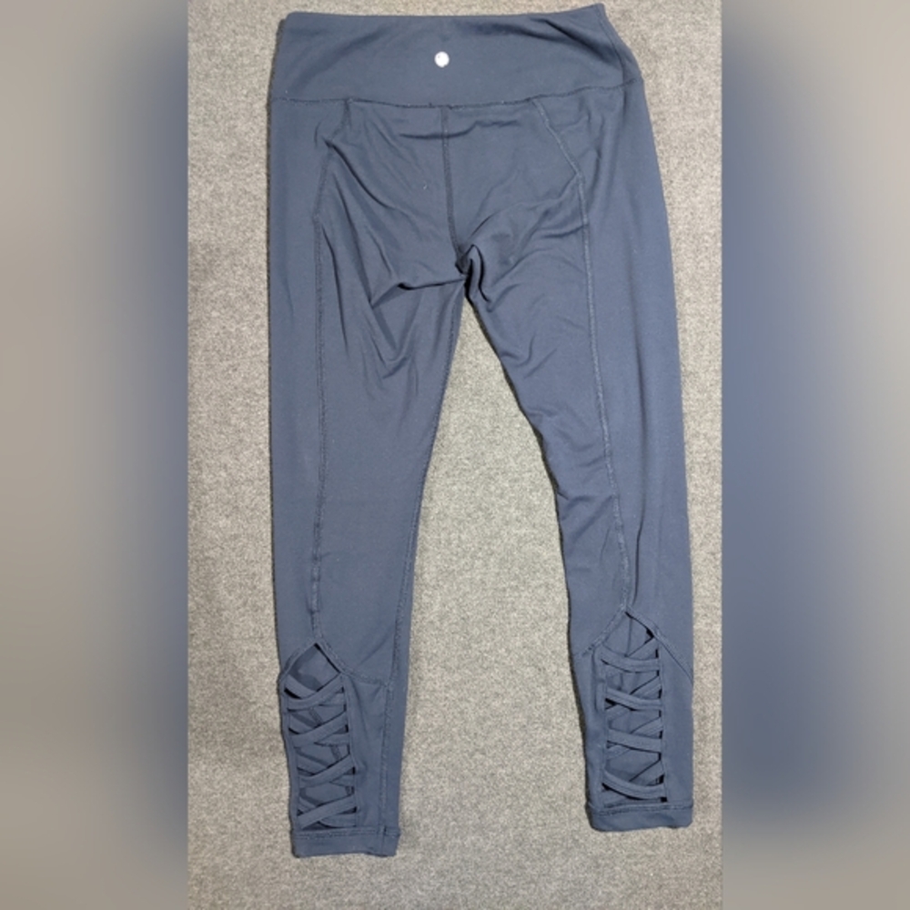 Yogalicious ankle leggings size small gray‎